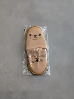 クマの顔デザイン スリッパ 約21cm