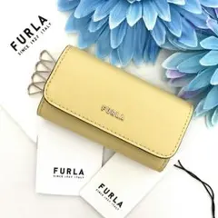 【新品】FURLA イエロー レザー キーケース