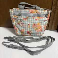 LeSpORTSAC ピクニック柄 2wayミニショルダーバッグ