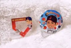 岡本和真 ジャイアンツ 山形限定 缶バッジ シークレット デフォルメ 