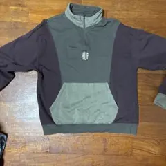 HUF ハーフジップ スウェットシャツ M
