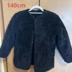 UNIQLO 黒 フリースジャケット 140
