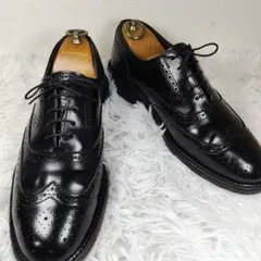 良品✨REGAL リーガル 25.5 ウィングチップ メダリオン V083 黒のサムネイル