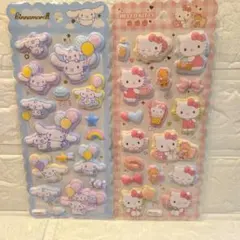 正規品　ハローキティ シナモロール　モチモチマシュマロシール　クラックス【新品】