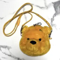 クマの顔型ぬいぐるみポーチ