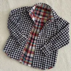 ミキハウス　DOUBLE.B リバーシブル長袖シャツ 110cm