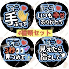 【文字・色変更可能】timelesz 寺西拓人 ファンサうちわ