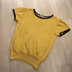 Yves Saint Laurent 半袖ニット イエローのサムネイル