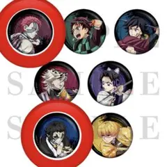 【鬼滅の刃】猗窩座　獪岳　缶バッチ2点セット