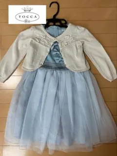 TOCCA 水色ドレス カーディガンセット