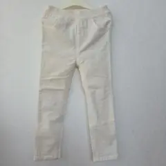 petit main アイボリー スキニーパンツ