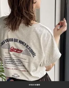 Java ジャバ バックプリント 半袖Tシャツ オートミール Mサイズ