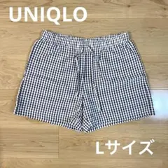 【新品】ユニクロ UNIQLO ギンガムチェック ショートパンツ Lサイズのサムネイル