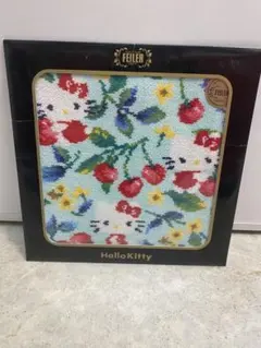 新品未開封　feiler フェイラー　ハローキティ　ハンカチ　スウィングチェリー