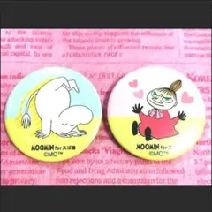 【MOOMIN】ムーミン缶バッチ ミー缶バッチ 2点セット