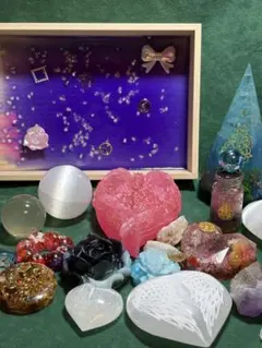 癒しのオルゴナイト❤️ポンデ型オレンジカラー(カーネリアン )♡ 癒しのオルゴナイト❤️ポンデ型オレンジカラー(カーネリアン