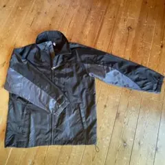 old uniqlo ジップアップ　ウインドブレーカー　ジャケット　黒×グレー
