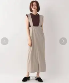 apart by lowrys アパートバイ TRスリットジャンパースカート