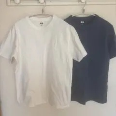 UNIQLO U Mサイズ Tシャツ 2枚セット ホワイト ブルー
