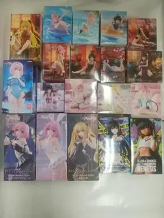 10個 プライズ まとめ売り フィギュア チャイナドレス モモ ララ 金色