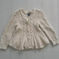 【お値下げ】ベビーギャップ オフホワイト カーディガン