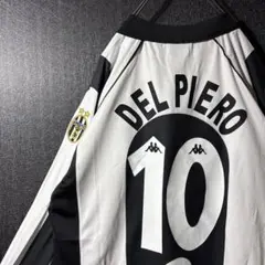 【★デルピエロ】 Kappa ユヴェントス サッカー ユニフォーム 長袖 2XL