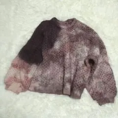 オリジナル　手染め　ニット　タイダイ　itimi dept solov