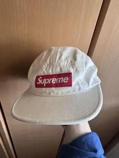 Supreme Box Logo Satin fabric Camp Cap 白 - メルカリ