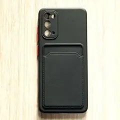 Galaxy S20　ソフトケース 　ブラック　 カード収納　SC-51A