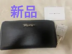 新品　トミーヒルフィガー　ラウンドファスナー長財布