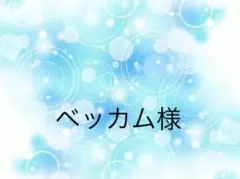 ベッカム様専用ページ