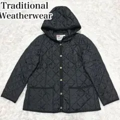トラディショナルウェザーウェア　キルティングジャケット　ブラック　36