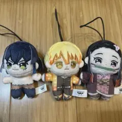 鬼滅の刃 ほわぬい 禰豆子　善逸　伊之助