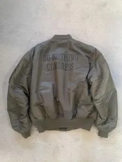 DO NOTHING CONGRESS MA-1 オリーブ