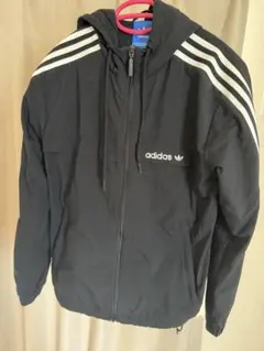 adidas ナイロンジャケット ブラック ホワイトのサムネイル
