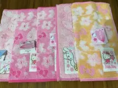 サンリオ　ハンカチ　キティ　シナモロール　まとめ売り　5枚セット