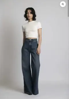 【新品】StudioR330 RIGID WIDE LEG ワイドデニムのサムネイル