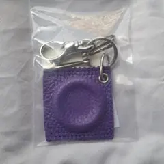 SKIN tokyo コンドームキーホルダーキーリング 牛革 紫