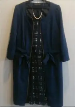 ルクールブラン　ワンピースとスプリングコートのセット