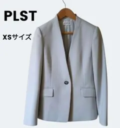 PLST カラーレス 1ボタン ウォッシャブルジャケット　オフィス