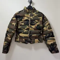 チェビオット CHEVIOT ハーフ丈ダウンジャケット 迷彩 35年ほど前購入