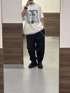 ツータック テーパードパンツ ワイドテーパード