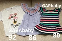 ZARAbaby ザラベビー ワンピース86 Tシャツ92 GAP 80