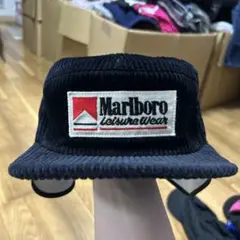 最終値下げ　Marlboro コーデュロイキャップ ブラック