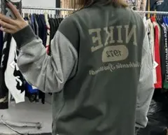 00s NIKE/Sweat Stadium Jacket Ｓ