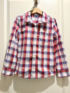 ［ トミーヒルフィガー ］ 2way長袖チェックシャツ　120 ~ 130