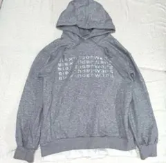 フード付きトレーナー　グレー M
