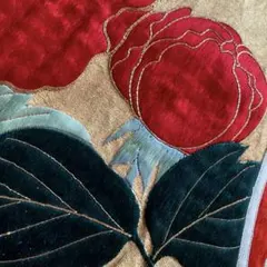 nora様専用 アンティーク名古屋帯　牡丹の刺繍　大輪花模様　上質　正絹2-25