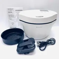 動作保証付　シャープ　ヘルシオ　ホットクック　KN-HW24G-W 2022年製のサムネイル