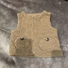 La Stel ベージュ ベビーベスト　マーキーズ　ベスト　80cm マーキー